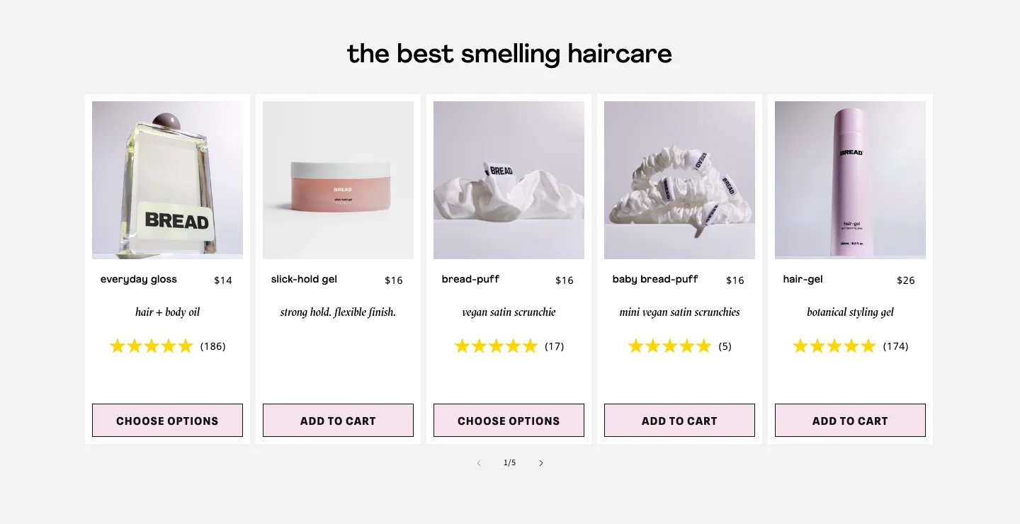Featured products from BREAD BEAUTY SUPPLY