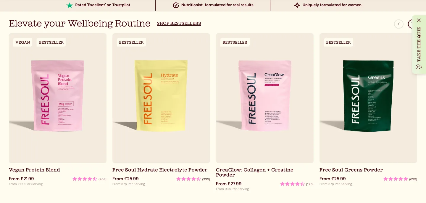 Featured products from Free Soul