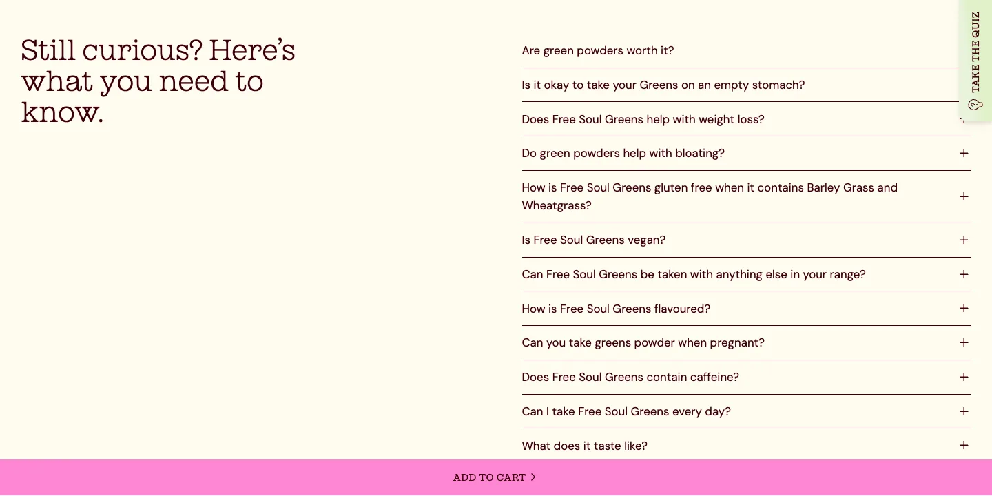 FAQ from Free Soul