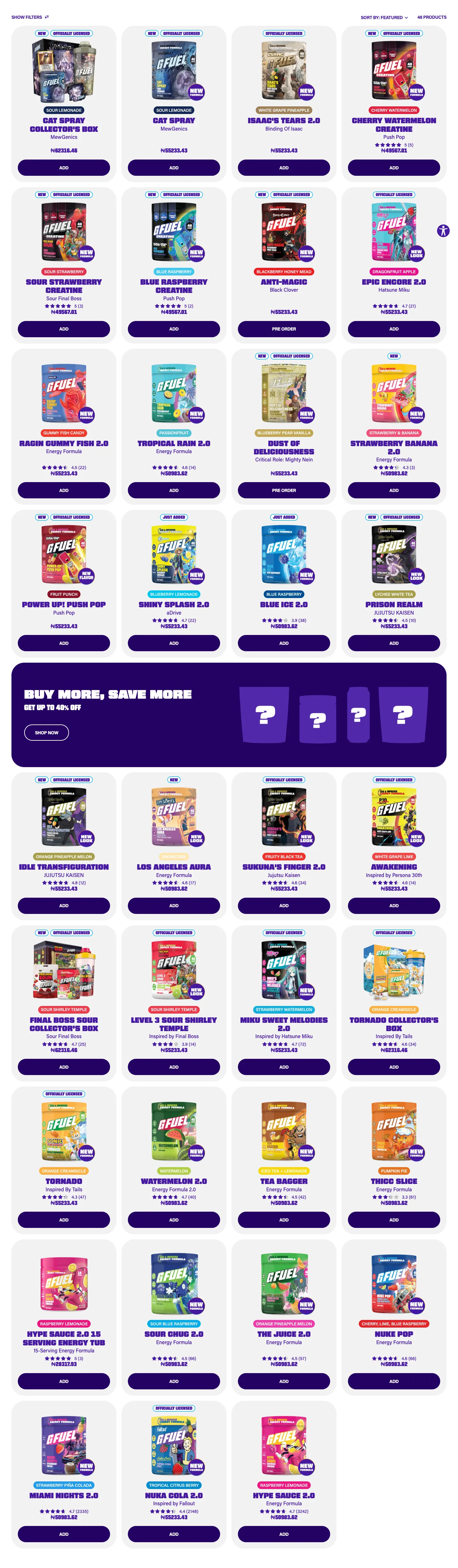 Hero from G FUEL