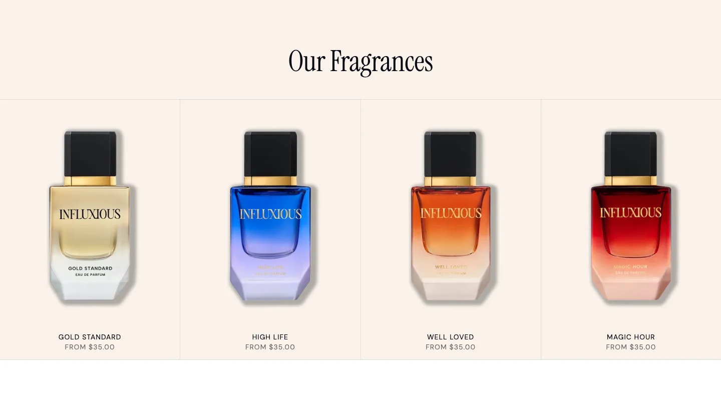 Featured products from Influxious Inc