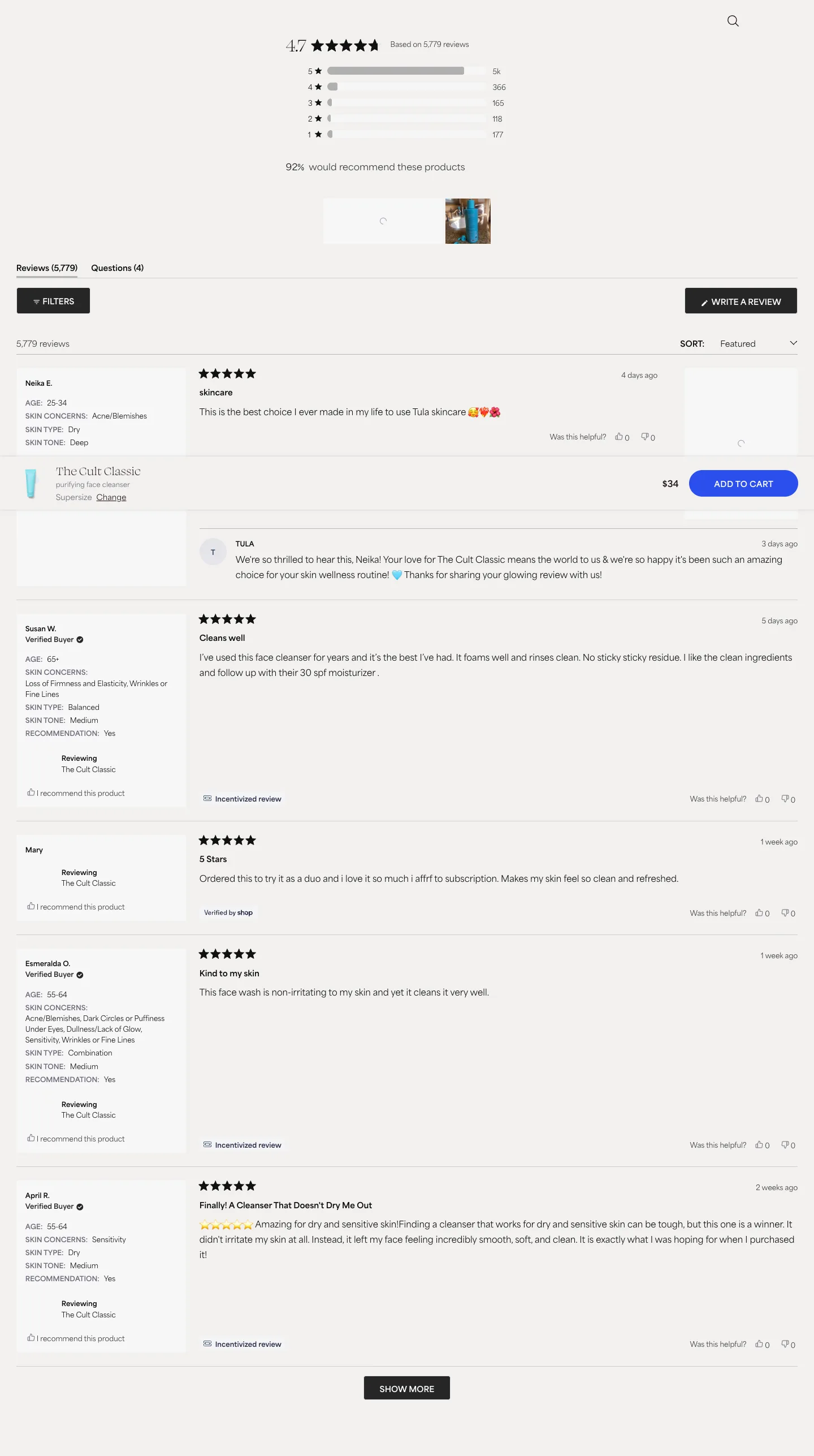 Reviews from TULA