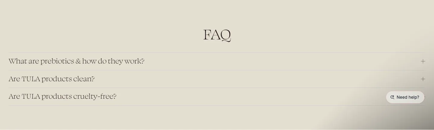 FAQ from TULA